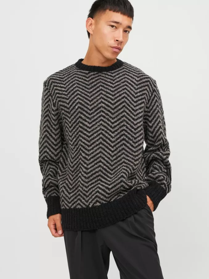 All Over Print Knitted pullover-Jack & Jones Hot