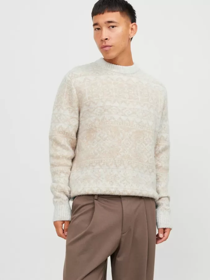 All Over Print Knitted pullover-Jack & Jones Flash Sale