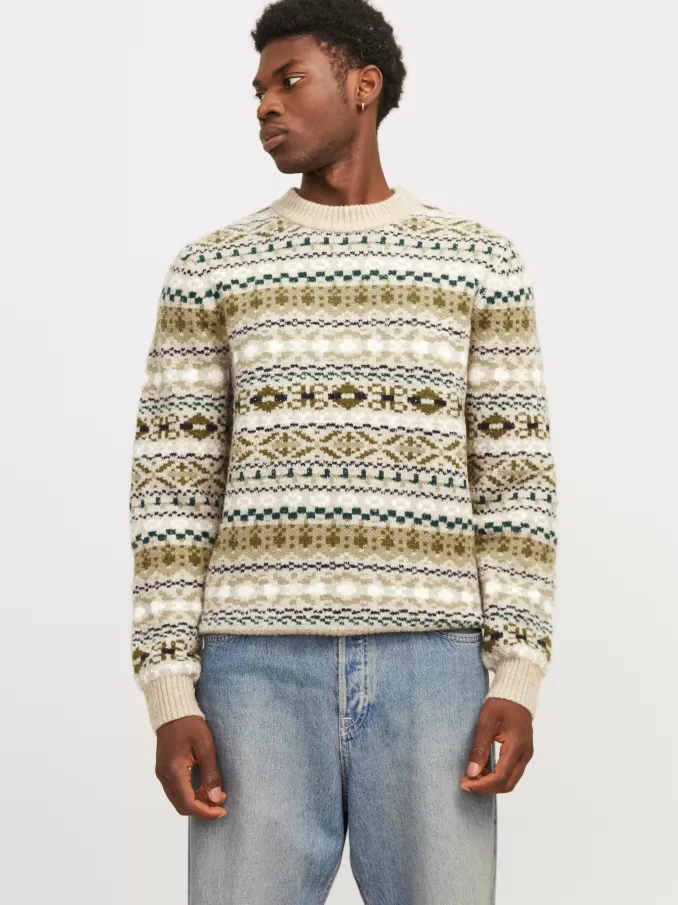 All Over Print Knitted pullover-Jack & Jones Online