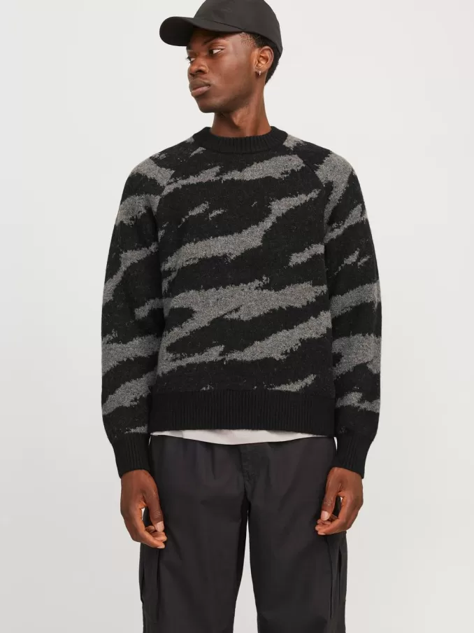 All Over Print Knitted pullover-Jack & Jones Cheap