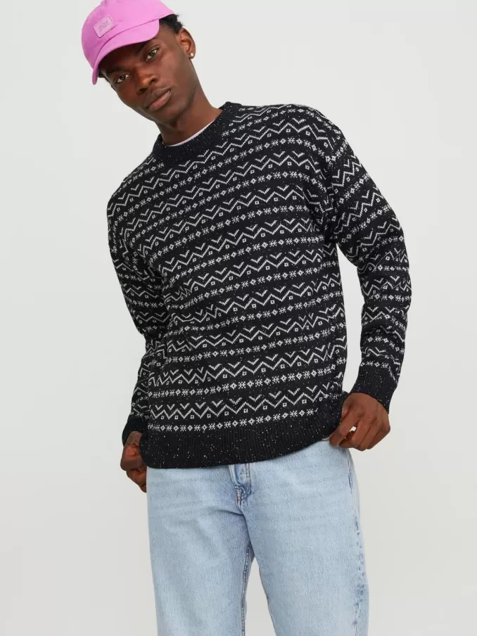 All Over Print Knitted pullover-Jack & Jones Sale