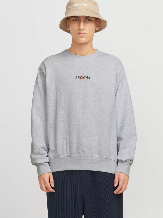 Backprintet Sweatshirt-Jack & Jones Online