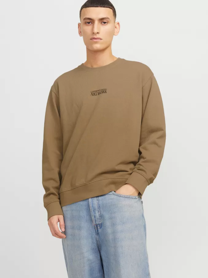 Backprintet Sweatshirt-Jack & Jones Hot