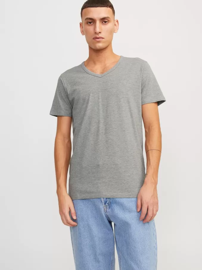 Basic V-Neck T-shirt-Jack & Jones Hot