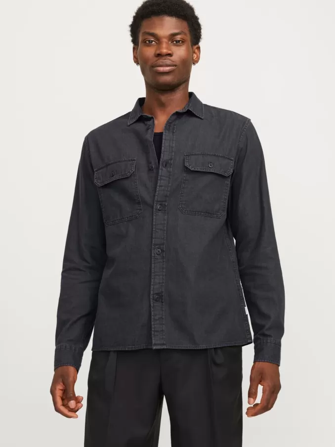 Comfort Fit Denim Shirt-Jack & Jones Outlet