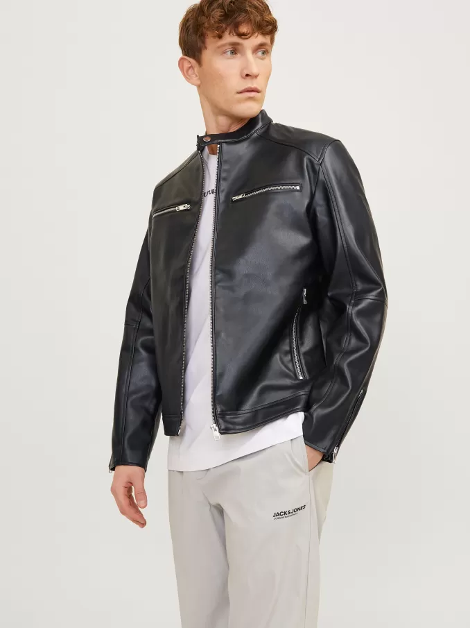 Faux leather jacket-Jack & Jones Shop