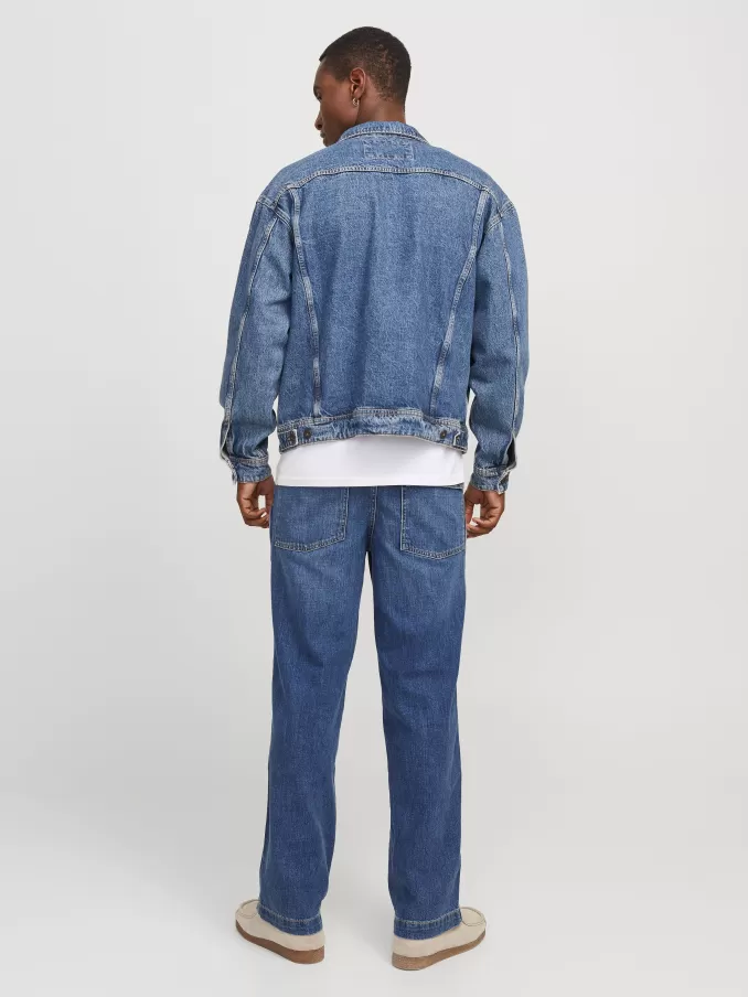 JJIBILL JJFATIGUE AM 018 STYD LN Wide fit jeans-Jack & Jones Outlet