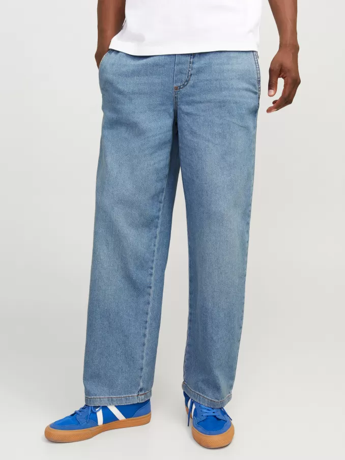 JJIBILL JJJOGGER MF 371 STYD LN Wide fit jeans-Jack & Jones Cheap