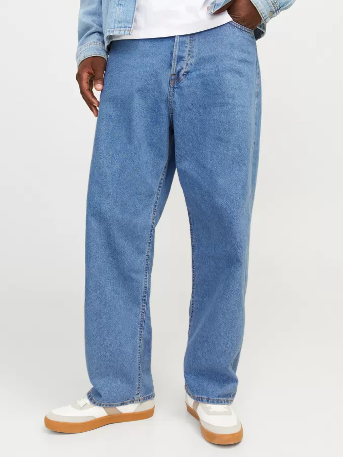 JJIRON JJORIGINAL SQ 735 STYD LN Baggy fit jeans-Jack & Jones Store