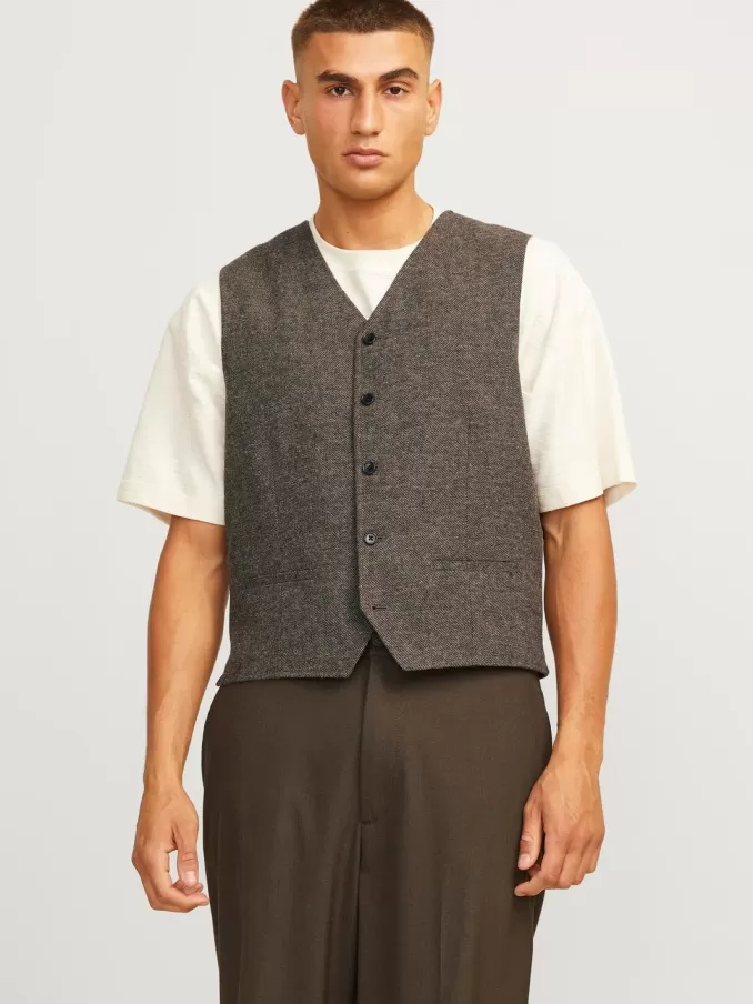 JPRWINTER Regular Fit Tailored Waistcoat-Jack & Jones Shop