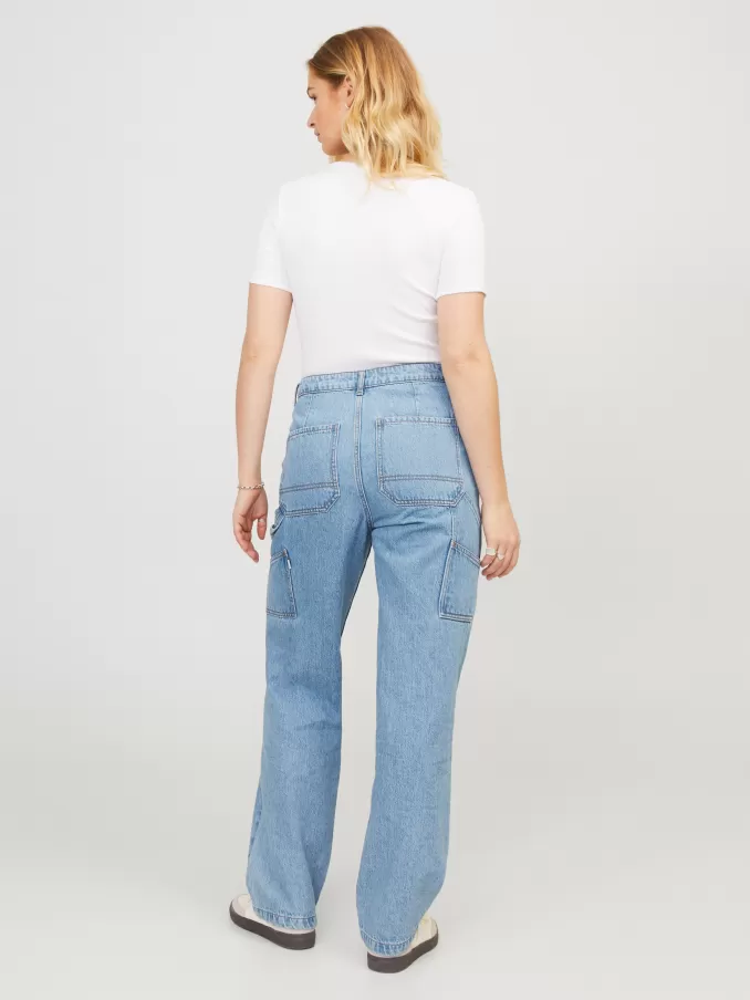 JXELZA RELAXED MW WORKER JEANS DNM-Jack & Jones Cheap