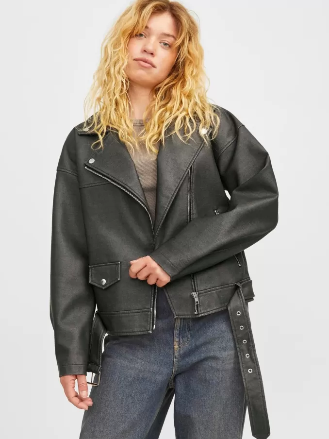 JXFRIDA Leather jacket-Jack & Jones Fashion