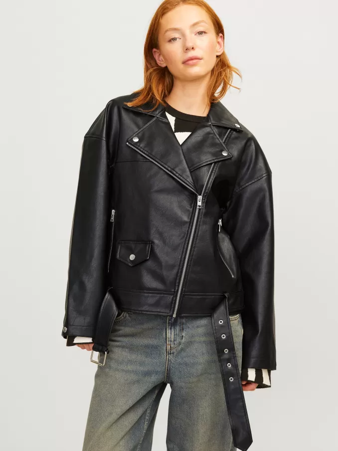 JXFRIDA Leather jacket-Jack & Jones Shop