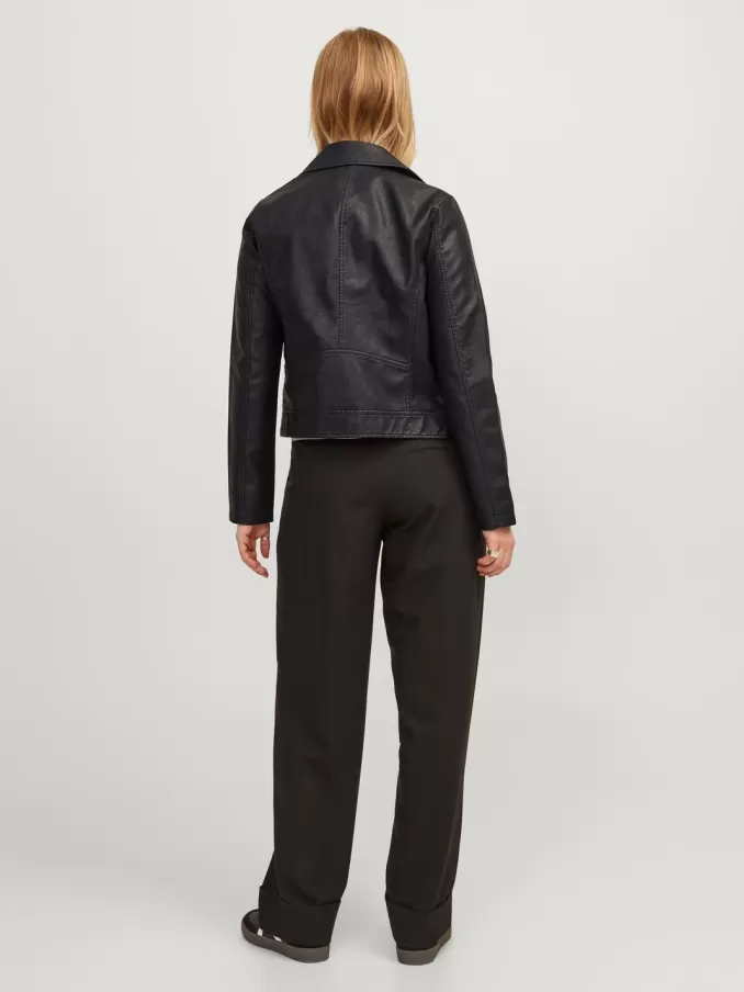 JXGAIL Leather look biker jacket-Jack & Jones Fashion