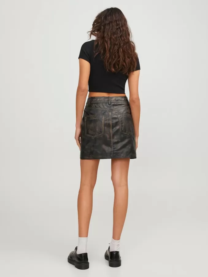 JXHAILEY Faux leather skirt-Jack & Jones Hot