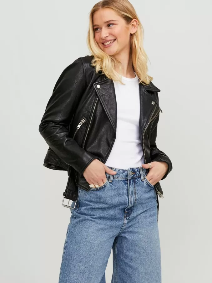 JXHOLLY Leather jacket-Jack & Jones Cheap