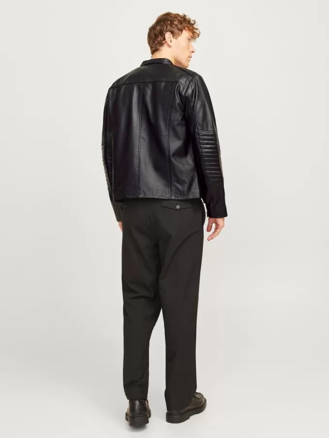 Leather jacket-Jack & Jones Shop