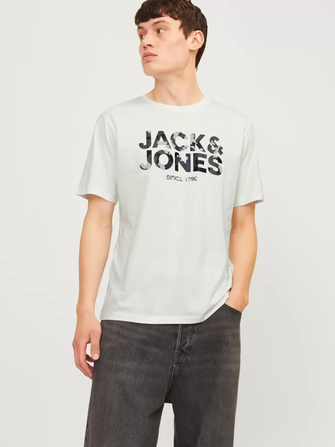 Logo Crew neck T-shirt-Jack & Jones New