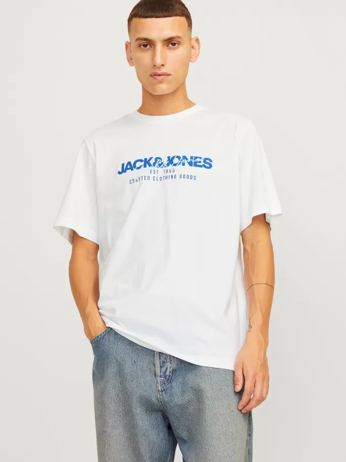 Logo Crew neck T-shirt-Jack & Jones Hot