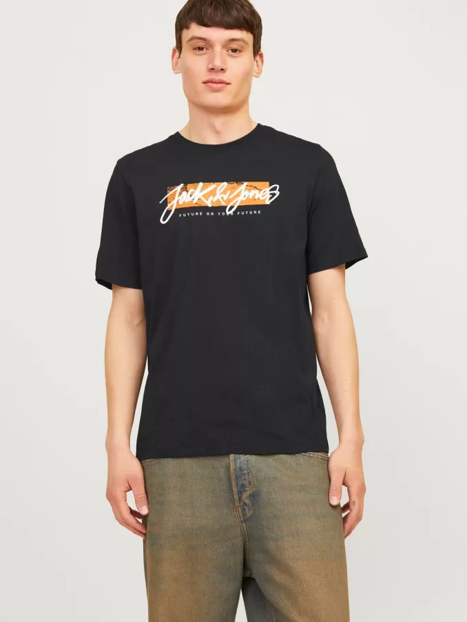 Logo Crew neck T-shirt-Jack & Jones Cheap