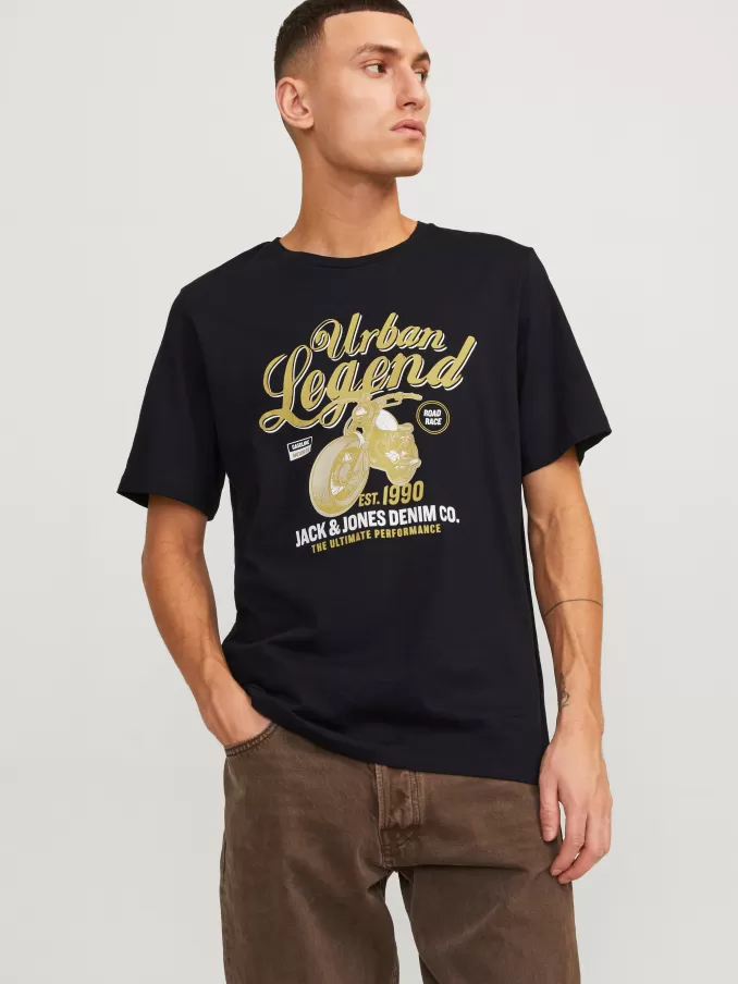 Logo Crew neck T-shirt-Jack & Jones Fashion