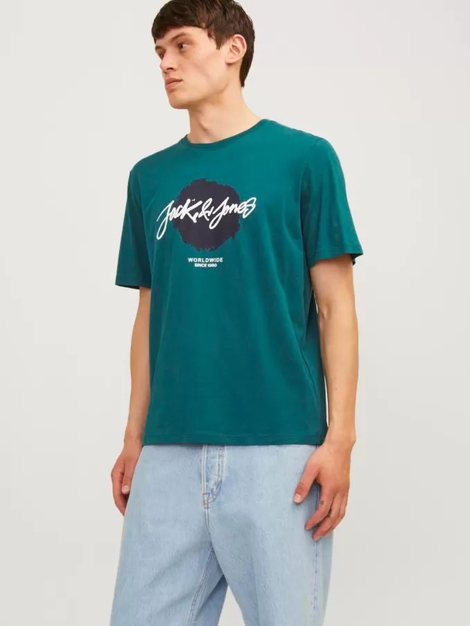 Logo Crew neck T-shirt-Jack & Jones Clearance