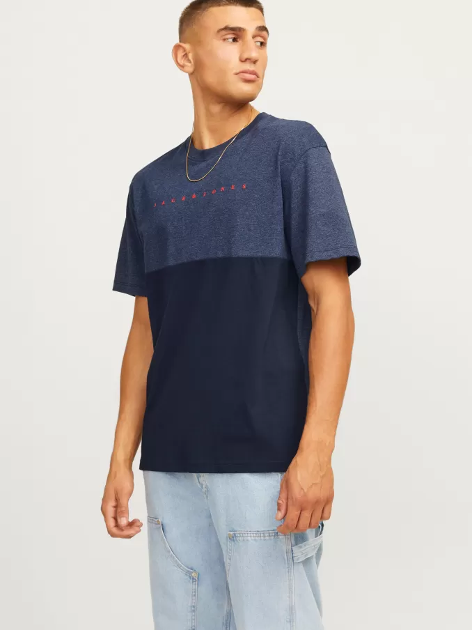 Logo Crew neck T-shirt-Jack & Jones Cheap