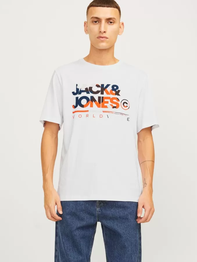 Logo Crew neck T-shirt-Jack & Jones Cheap