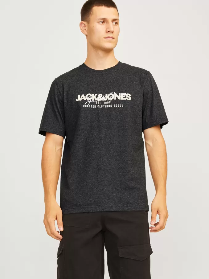 Logo Crew neck T-shirt-Jack & Jones Best