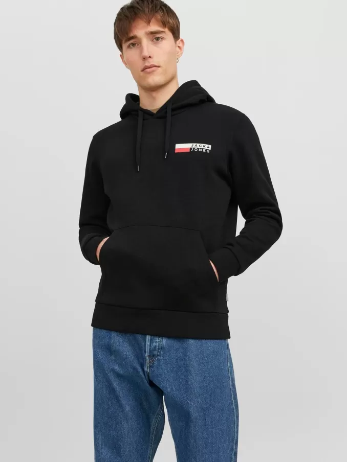 Logo Hoodie-Jack & Jones Best Sale