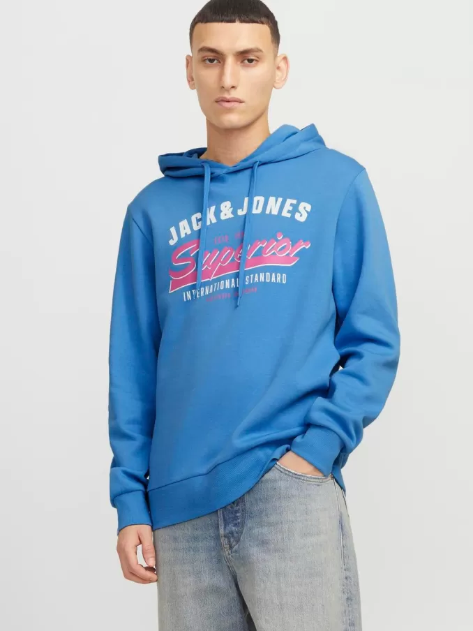 Logo Hoodie-Jack & Jones Best Sale