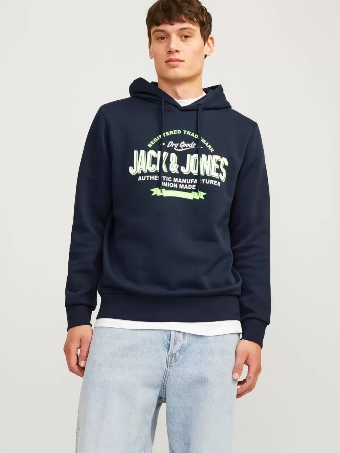 Logo Hoodie-Jack & Jones Discount