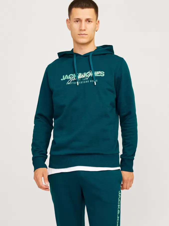 Logo Hoodie-Jack & Jones Best Sale