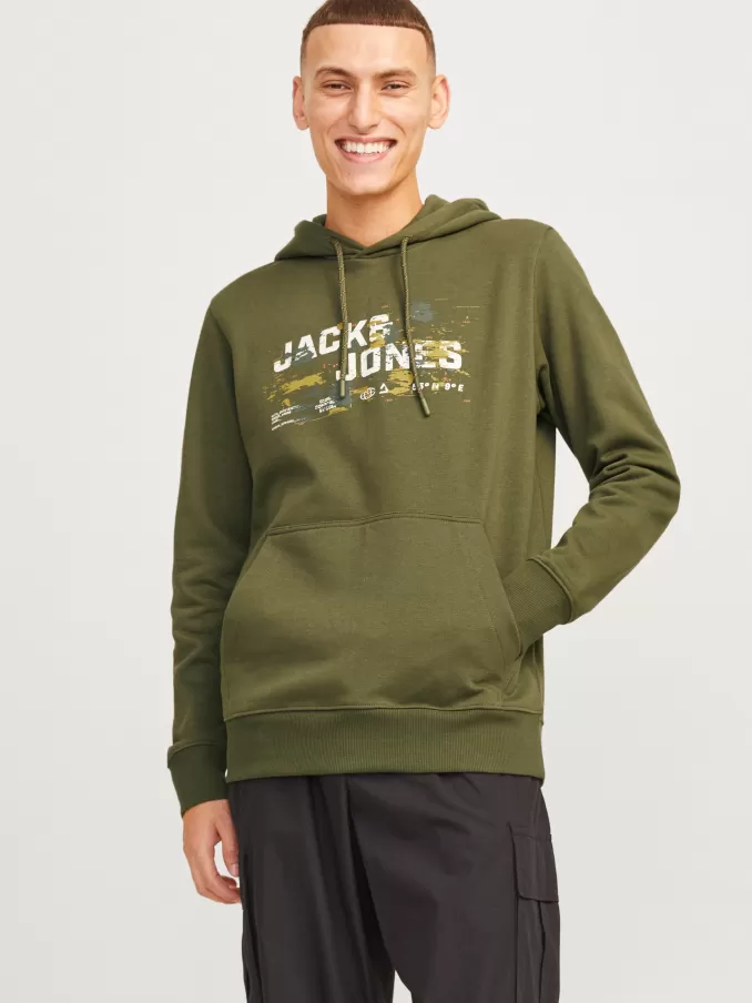 Logo Hoodie-Jack & Jones Discount