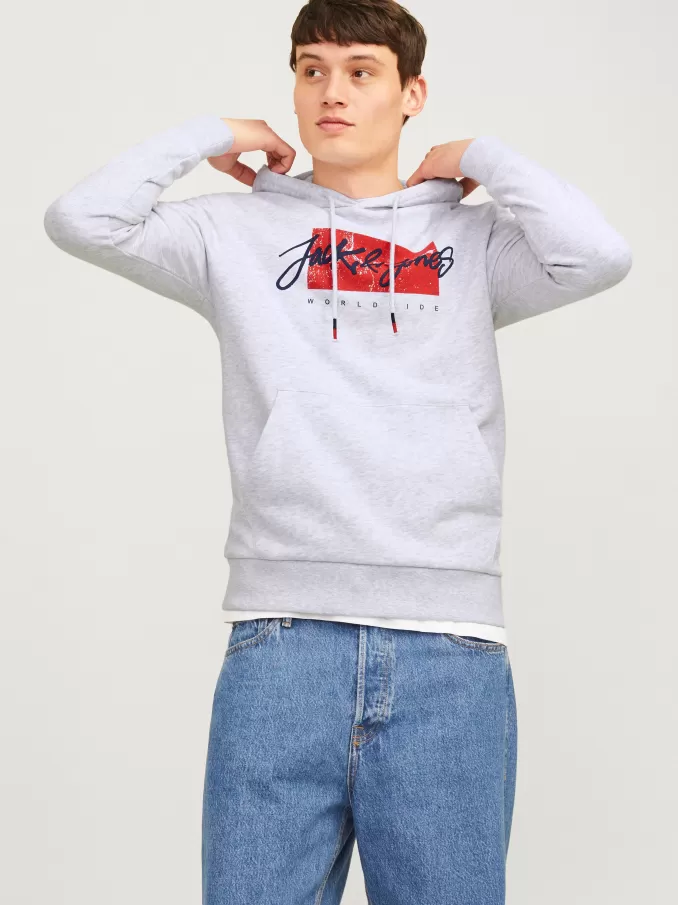 Logo Hoodie-Jack & Jones Cheap