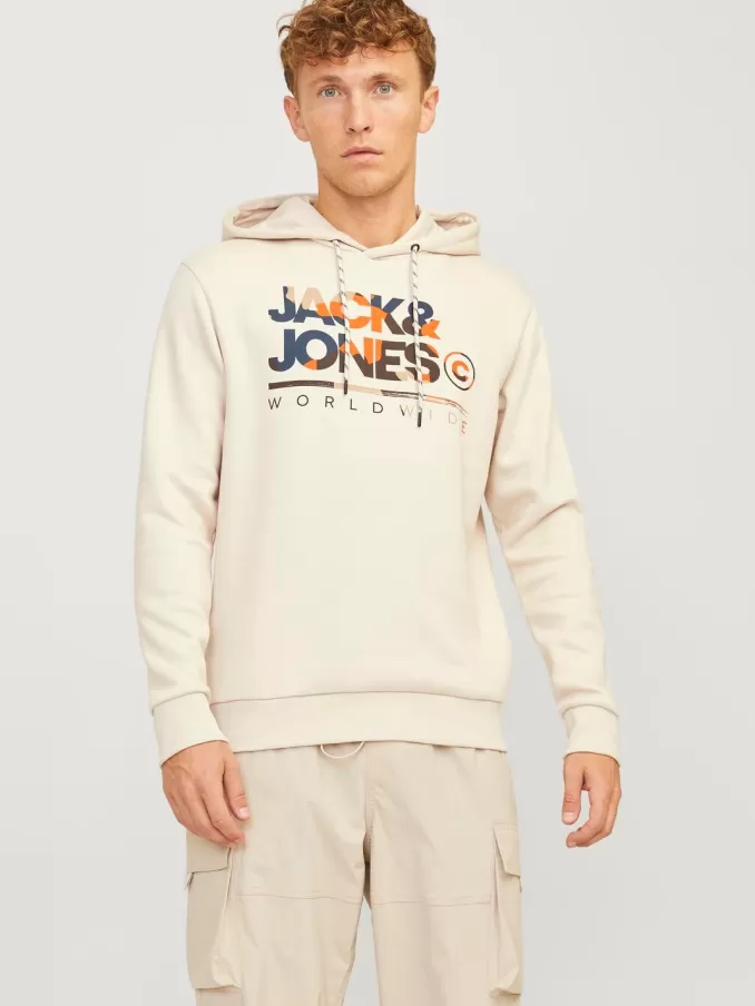 Logo Hoodie-Jack & Jones Best Sale