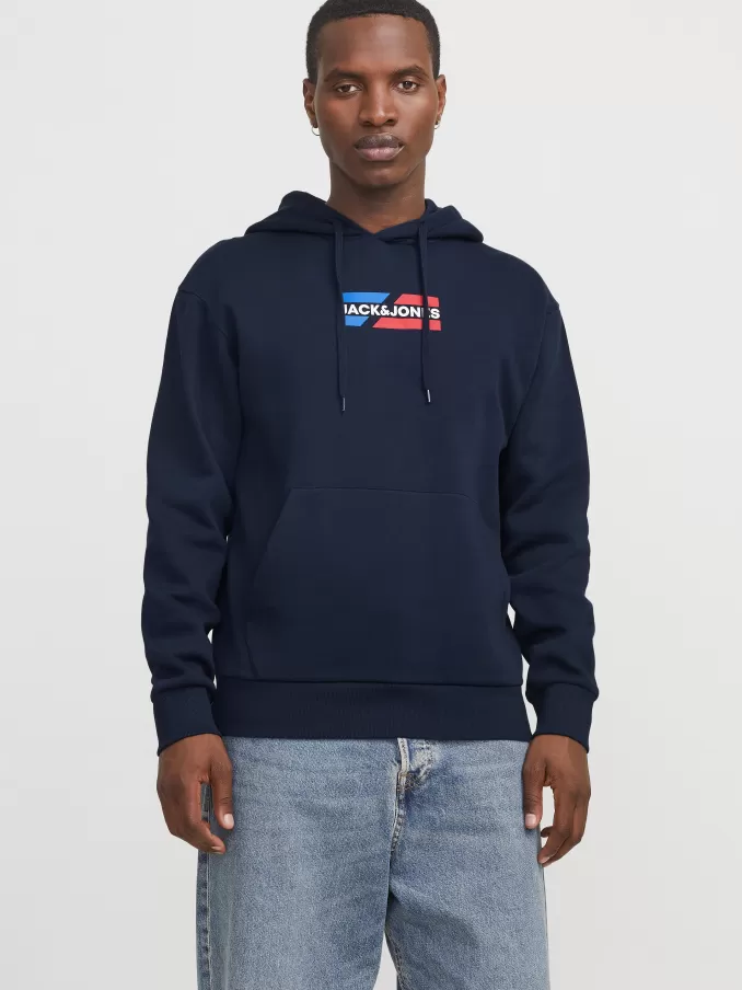 Logo Hoodie-Jack & Jones Cheap