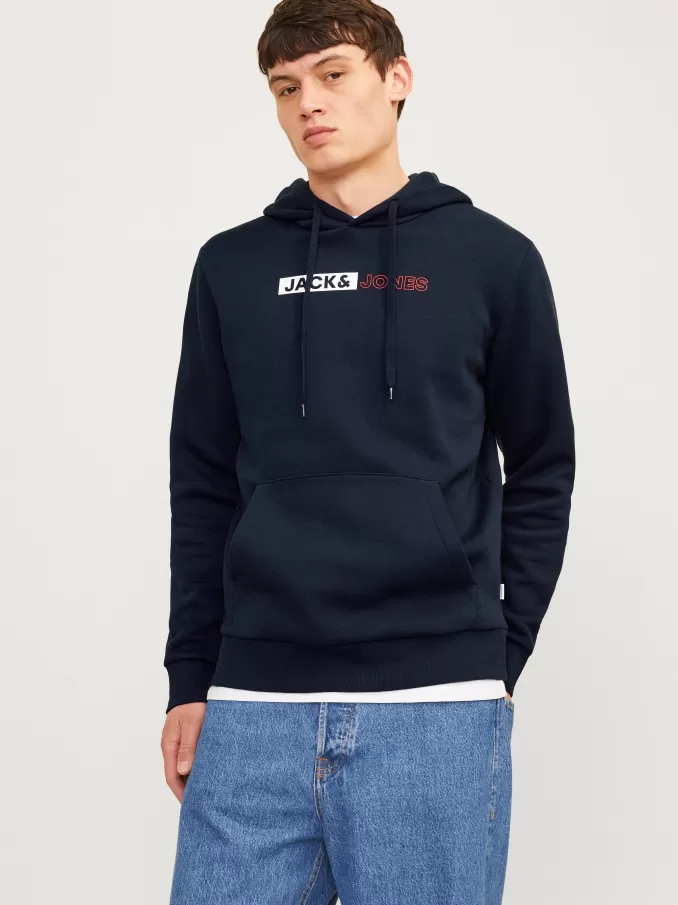 Logo Hoodie-Jack & Jones Hot