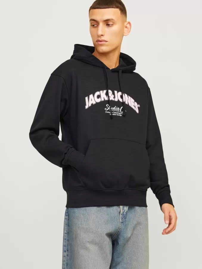 Logo Hoodie-Jack & Jones Flash Sale