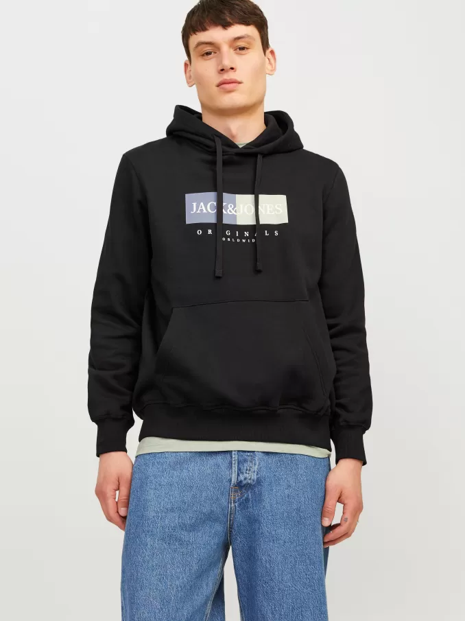 Logo Hoodie-Jack & Jones Clearance