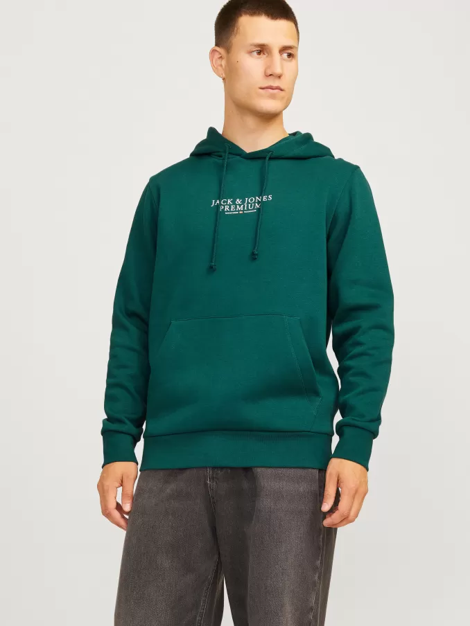 Logo Hoodie-Jack & Jones Flash Sale