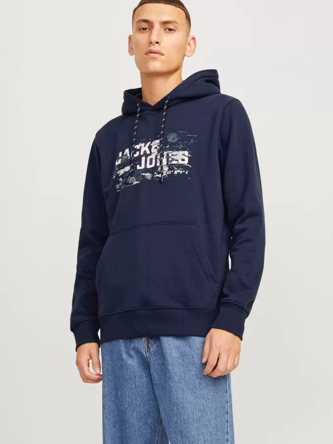 Logo Hoodie-Jack & Jones Cheap