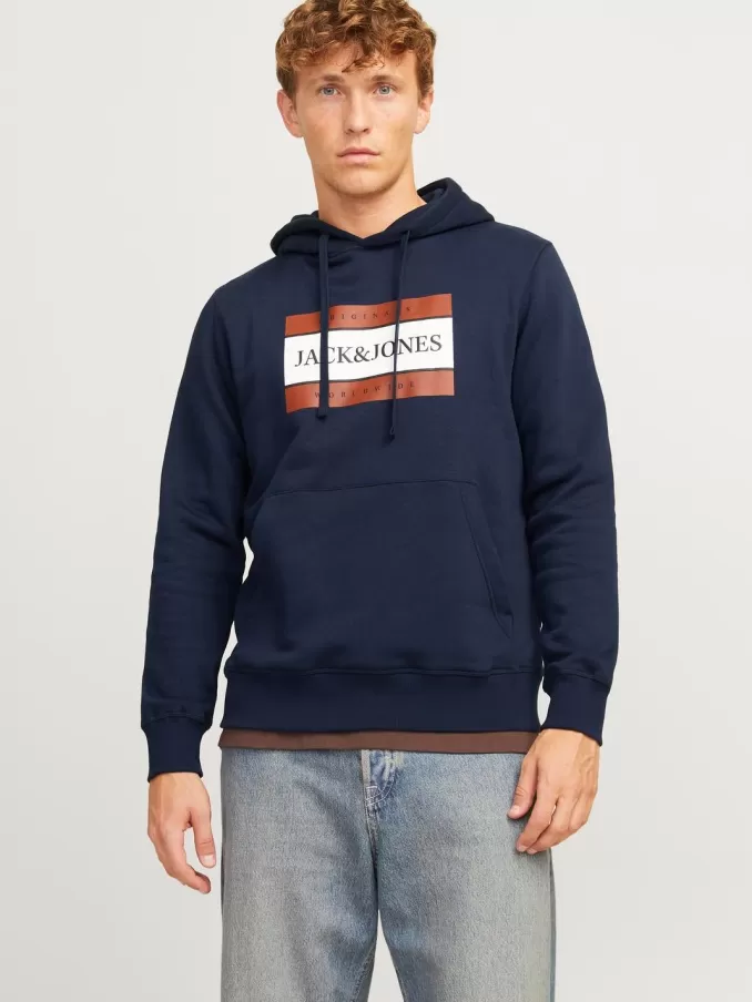 Logo Hoodie-Jack & Jones Cheap