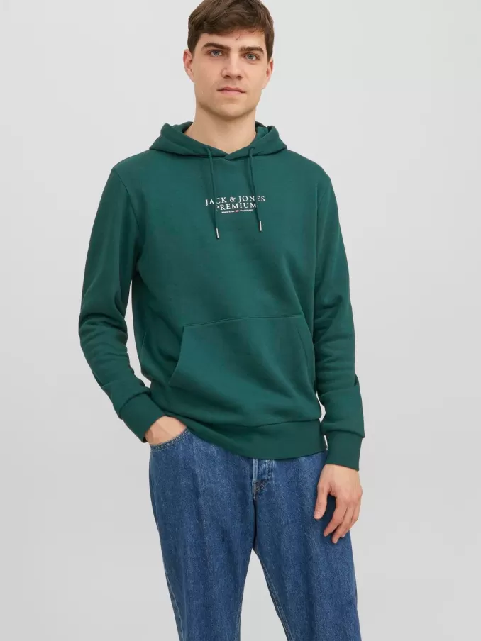 Logo Hoodie-Jack & Jones Flash Sale