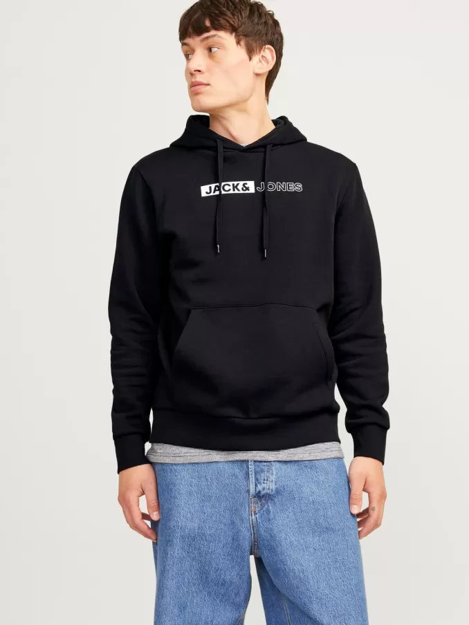 Logo Hoodie-Jack & Jones Discount