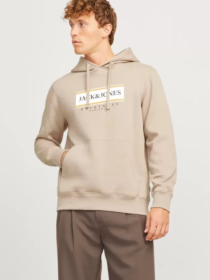 Logo Hoodie-Jack & Jones Best Sale