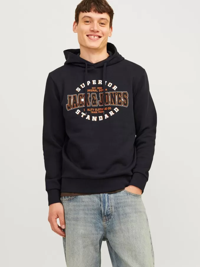 Logo Hoodie-Jack & Jones Best Sale