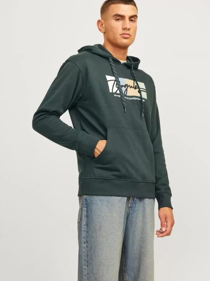 Logo Hoodie-Jack & Jones Discount