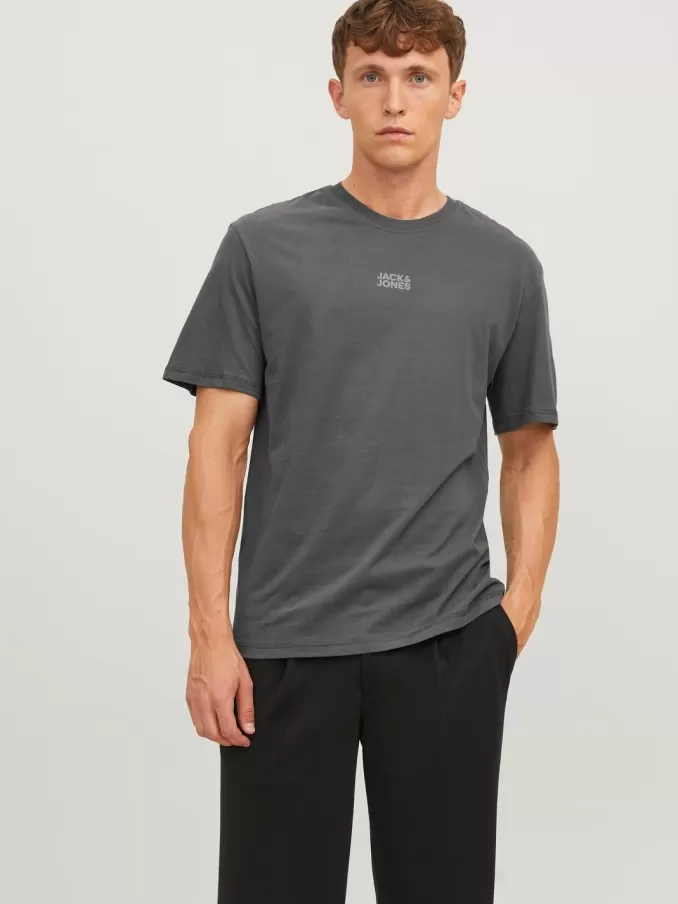 Logo Round neck T-shirt-Jack & Jones Flash Sale