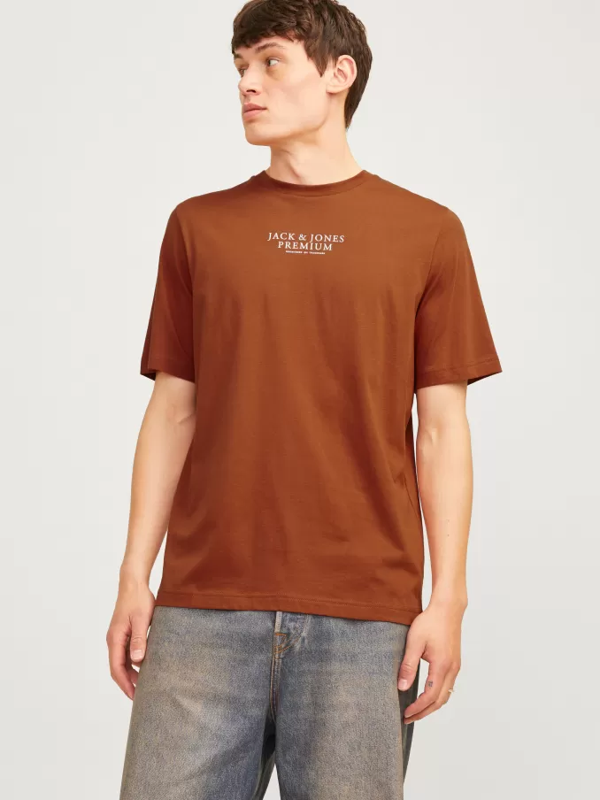 Logo Round neck T-shirt-Jack & Jones Best